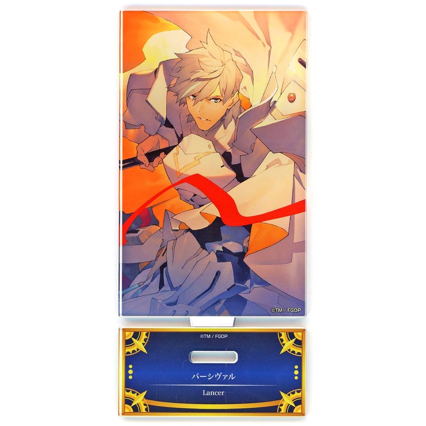 Lancer/Percival Fate/Grand Order Servant Art Chronicle Final Ascension Exhibition Acrylic Stand [USED]