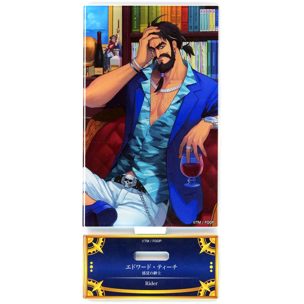 Edward Teach Rider Midsummer Gentleman Fate/Grand Order Acrylic Stand Servant Art Chronicle Final Ascension Exhibition [USED]