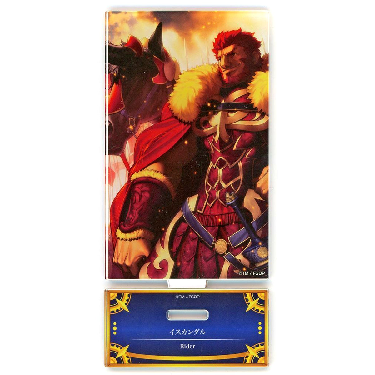 Rider Iskandar Acrylic Stand Fate/Grand Order Servant Art Chronicle Final Ascension Exhibition [USED]