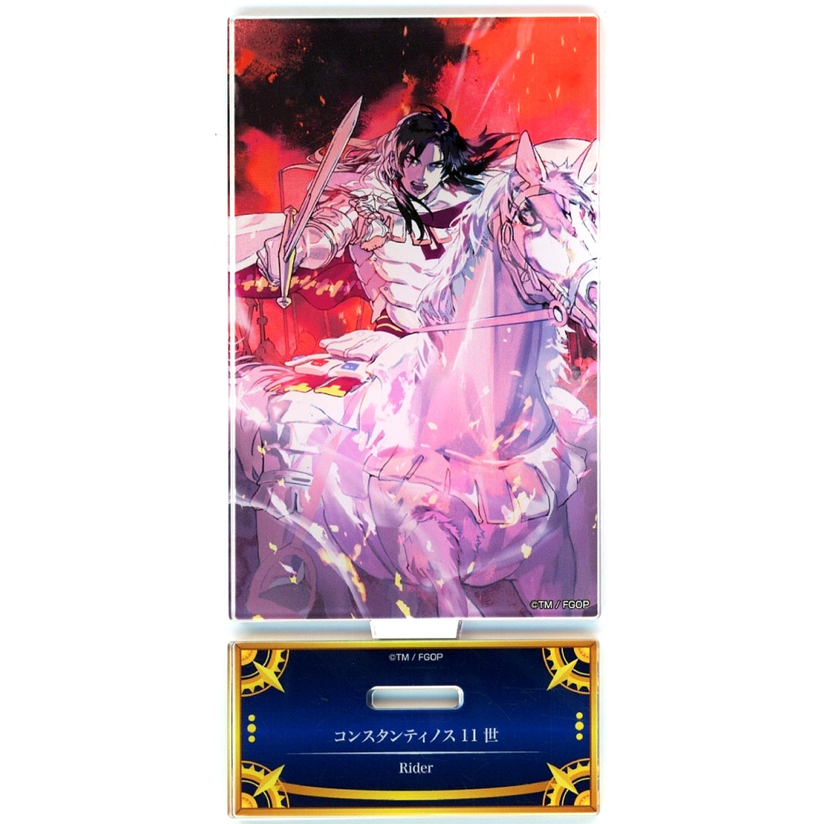 Rider/Constantine XI Fate/Grand Order Servant Art Chronicle Final Ascension Exhibition Acrylic Stand [USED]