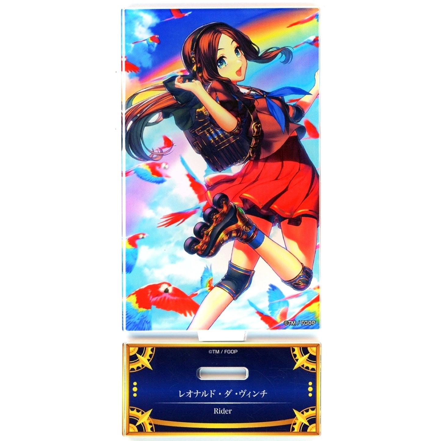 Leonardo da Vinci Arcade Rider Fate/Grand Order Acrylic Stand Servant Art Chronicle Final Ascension Exhibition [USED]