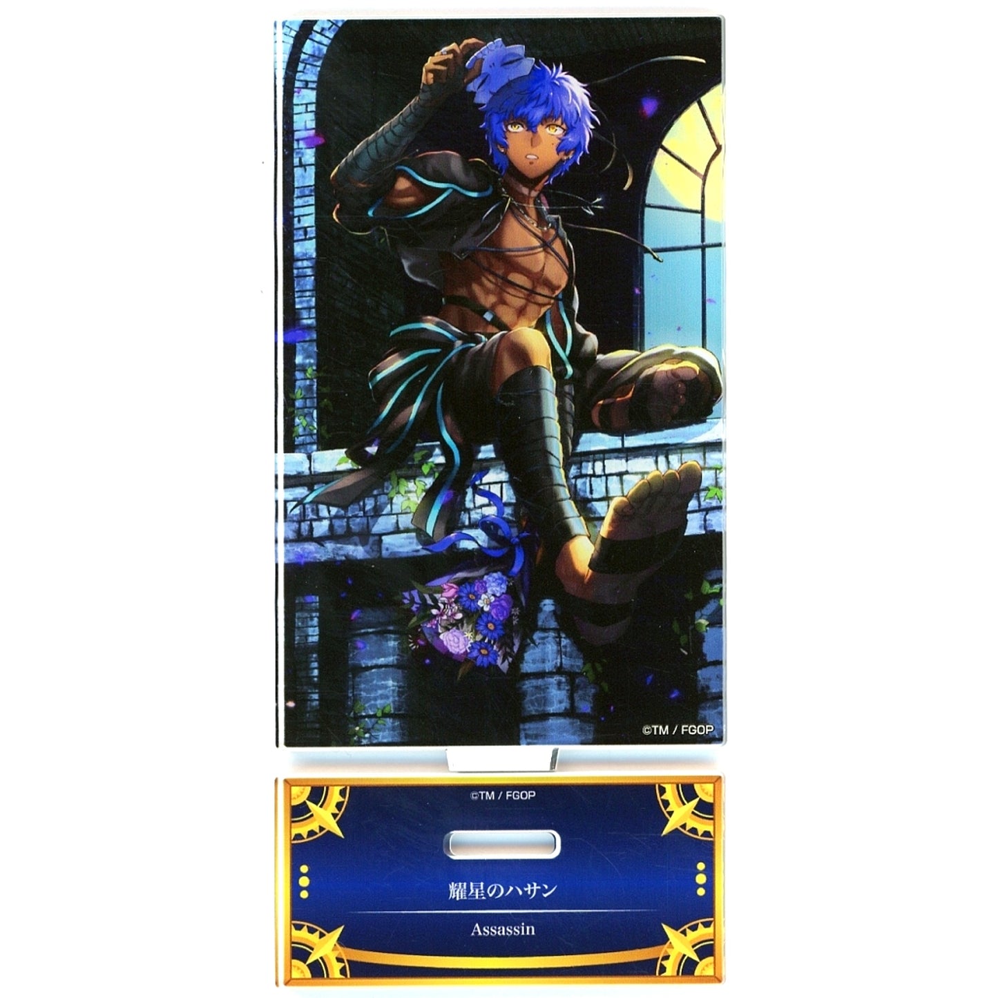 Hassan of the Shining Star Assassin Fate/Grand Order Acrylic Stand Servant Art Chronicle Final Ascension Exhibition [USED]