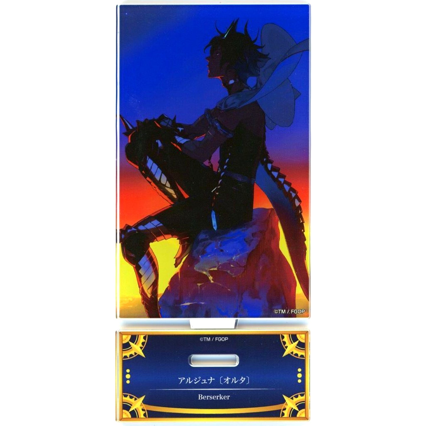 Arjuna Alter Berserker Fate/Grand Order Servant Art Chronicle Final Ascension Exhibition Acrylic Stand [USED]