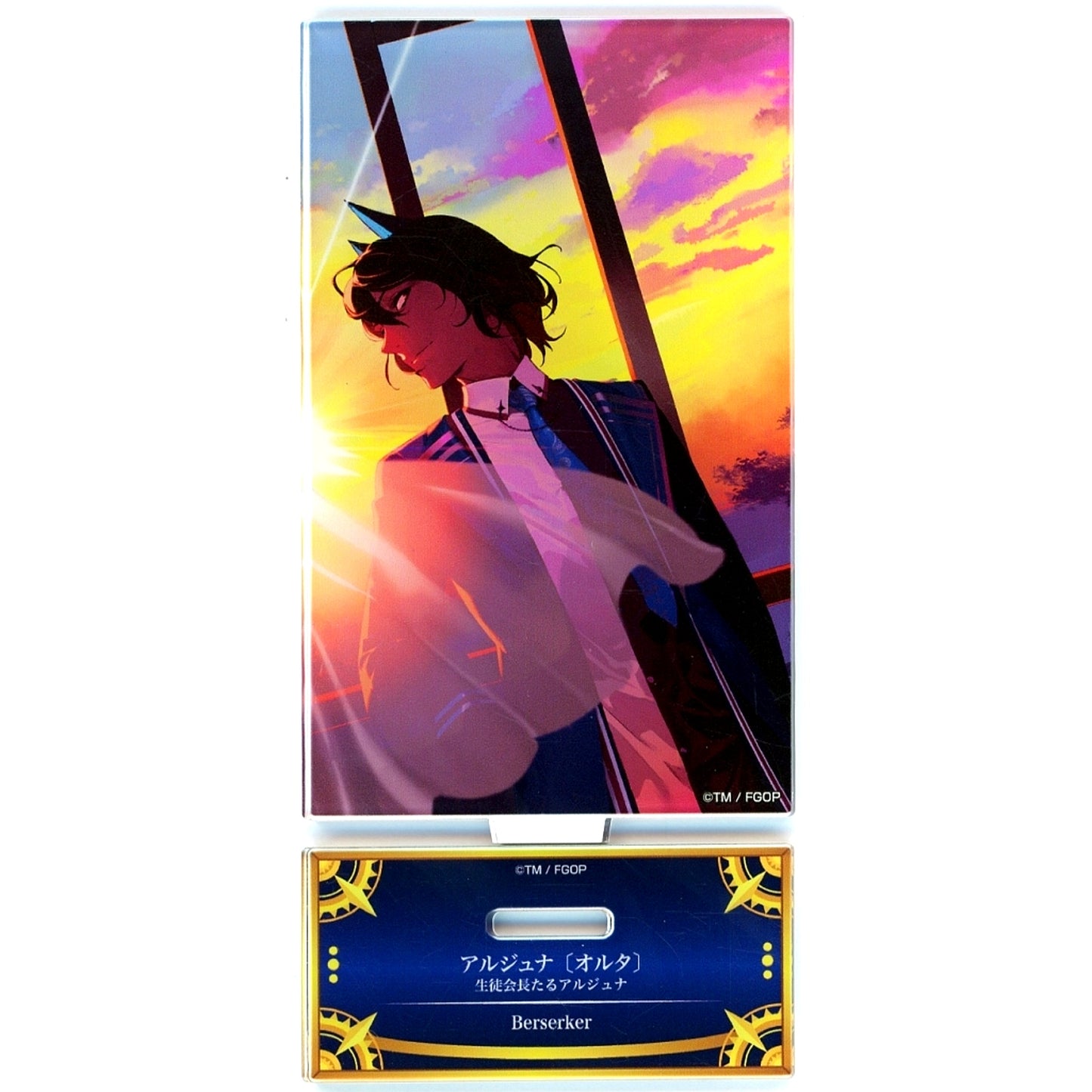 Berserker/Arjuna Alter Student Council President Arjuna Fate/Grand Order Servant Art Chronicle Final Ascension Exhibition Acrylic Stand [USED]