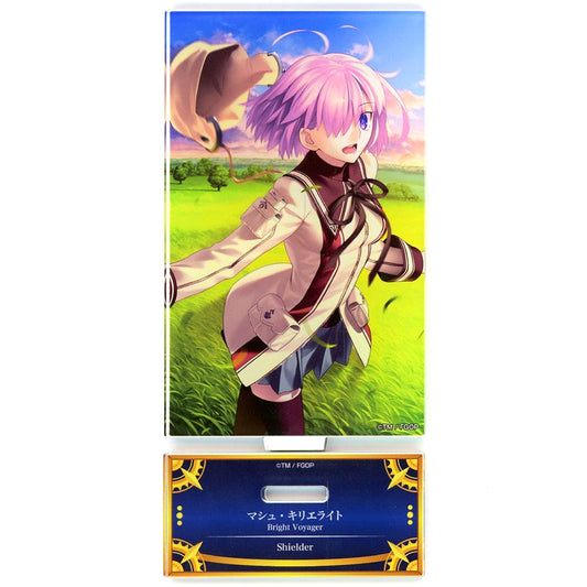 Shielder/Mash Kyrielight Bright Voyager Fate/Grand Order Servant Art Chronicle Final Ascension Exhibition Acrylic Stand [USED]