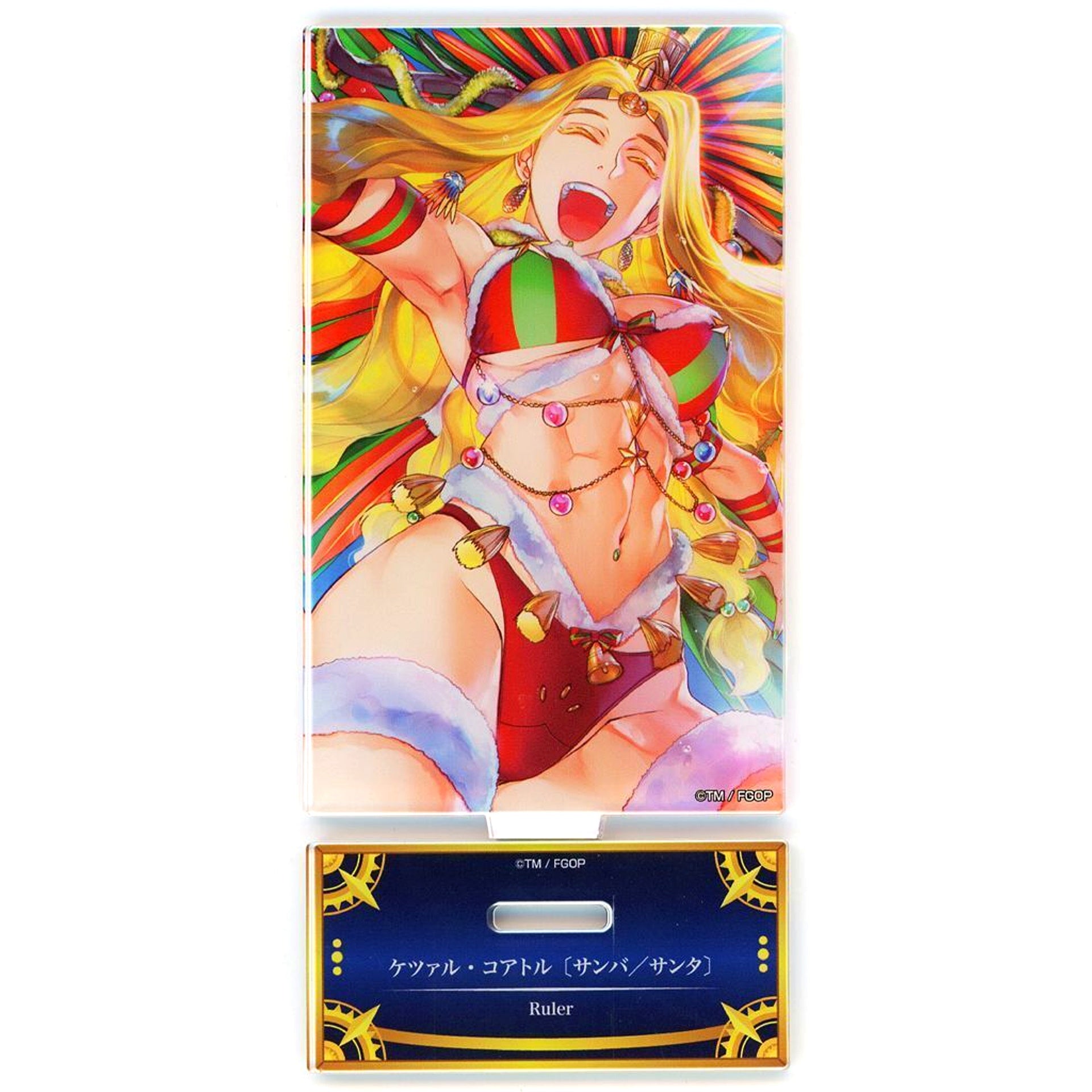 Quetzalcoatl Samba/Santa Ruler Fate/Grand Order Servant Art Chronicle Final Ascension Exhibition Acrylic Stand [USED]