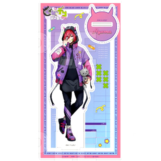 Hyoma Chigiri Devi Deco Hoodie Acrylic Stand Blue Lock [USED]