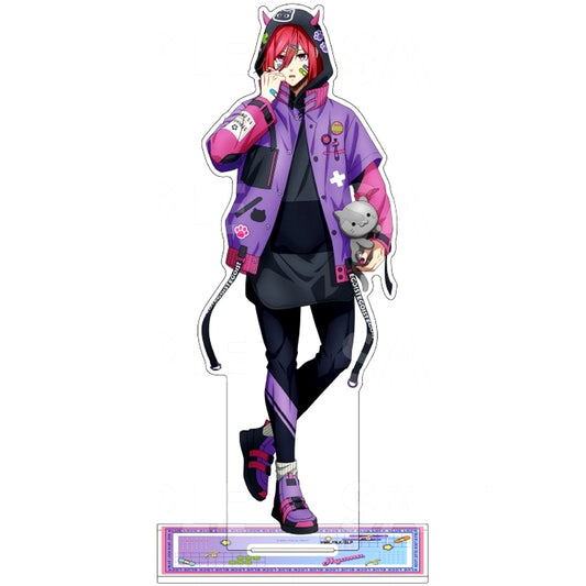 Hyoma Chigiri Devi Deco Hoodie Extra Large Acrylic Stand Blue Lock [USED]