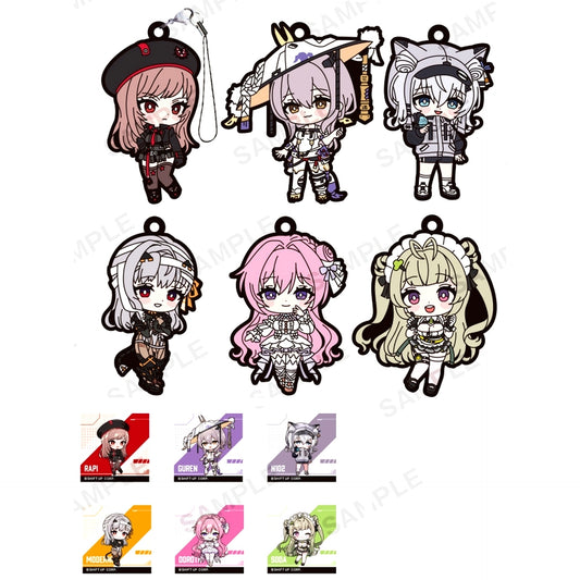 Set of 6 Goddess of Victory: Nikke Rubber Strap vol.1 BOX ver. [USED]
