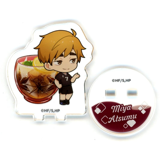 Atsumu Miya Haikyu!! x animate cafe 2025 Mini Acrylic Stand [USED]