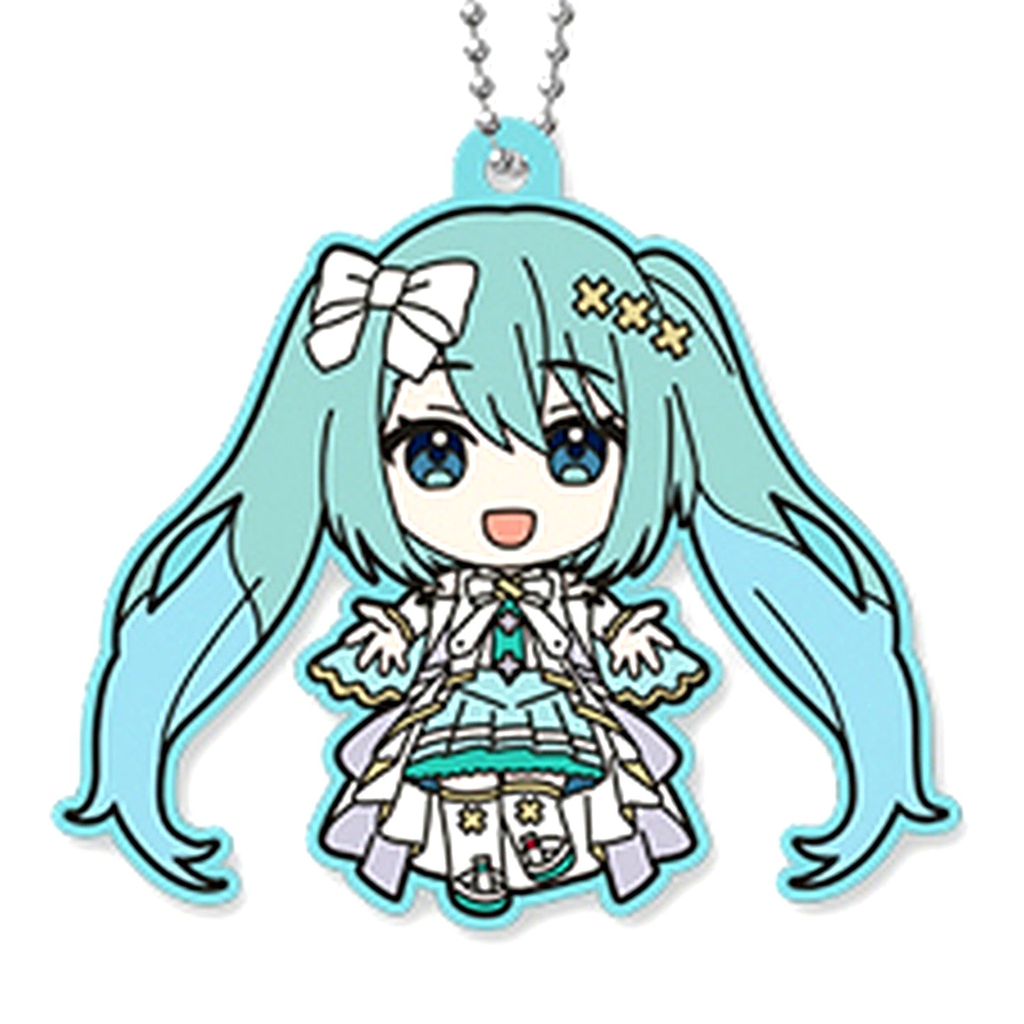 Hatsune Miku Opened Window Sekai The Movie Project SEKAI Broken World and Miku Who Cannot Sing Capsule Rubber Keychain Collection Vol.2 [USED]