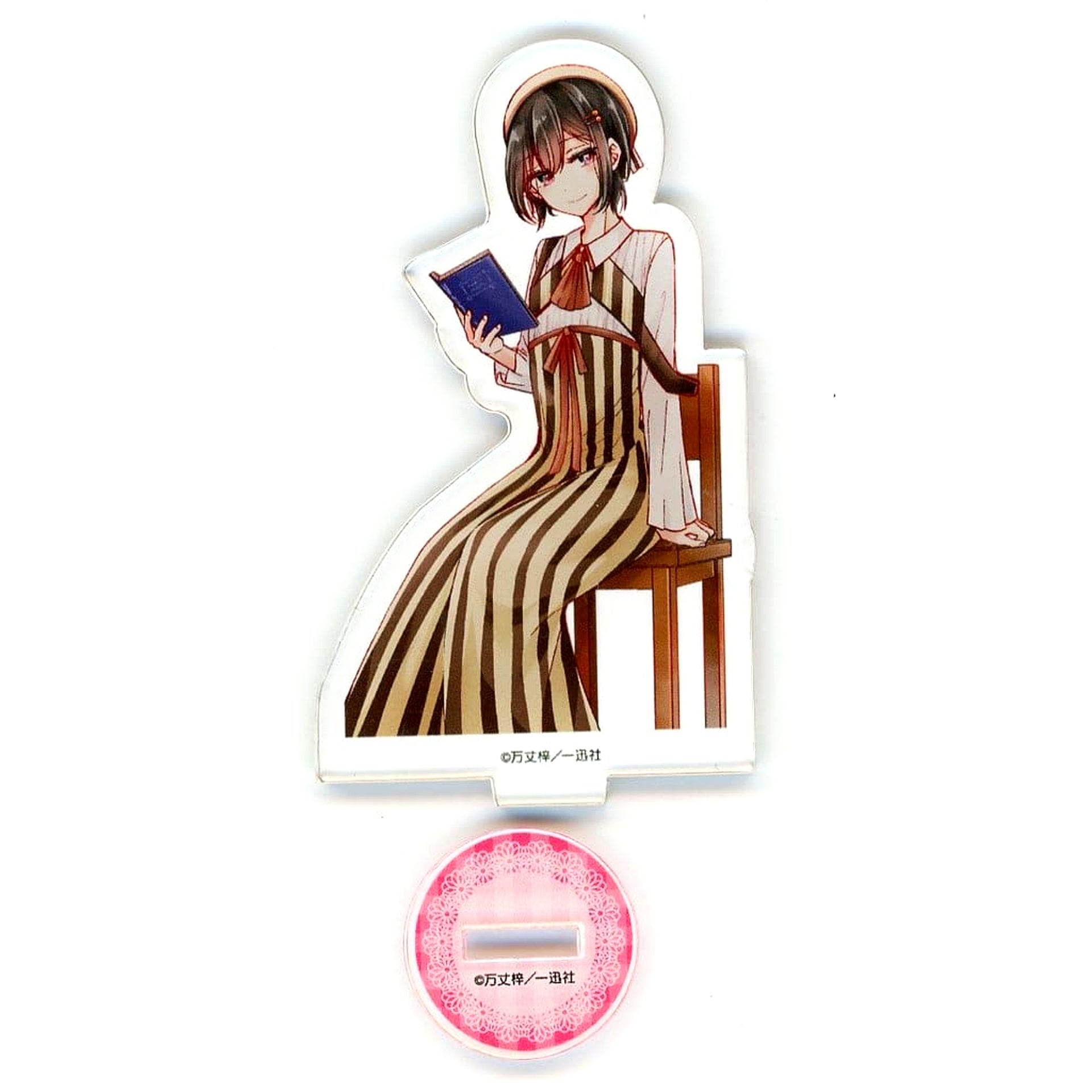 Mika Hiura How to Make a Maiden in Love x PRINCESS CAFE Acrylic Stand Collection Vertical Stripe One-Piece Dress [USED]