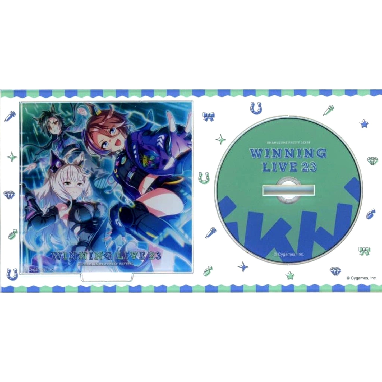 Air Shakur & Narita Taishin & Biwa Hayahide Umamusume: Pretty Derby WINNING LIVE 23 Release Commemorative Event Acrylic Stand [USED]
