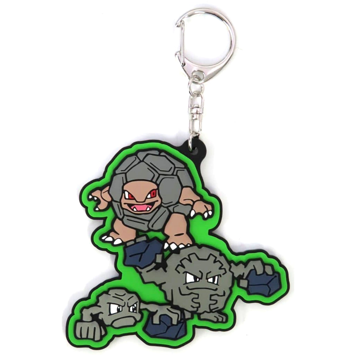 Pokemon Golem & Others Rubber Keychain Collection Cave Dweller Pokemon Center Limited Keychains [USED]