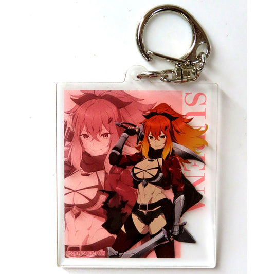 Srena Rysandera Acrylic Keychain Official Illustration Katainaka no Ossan Kensei ni Naru [USED]