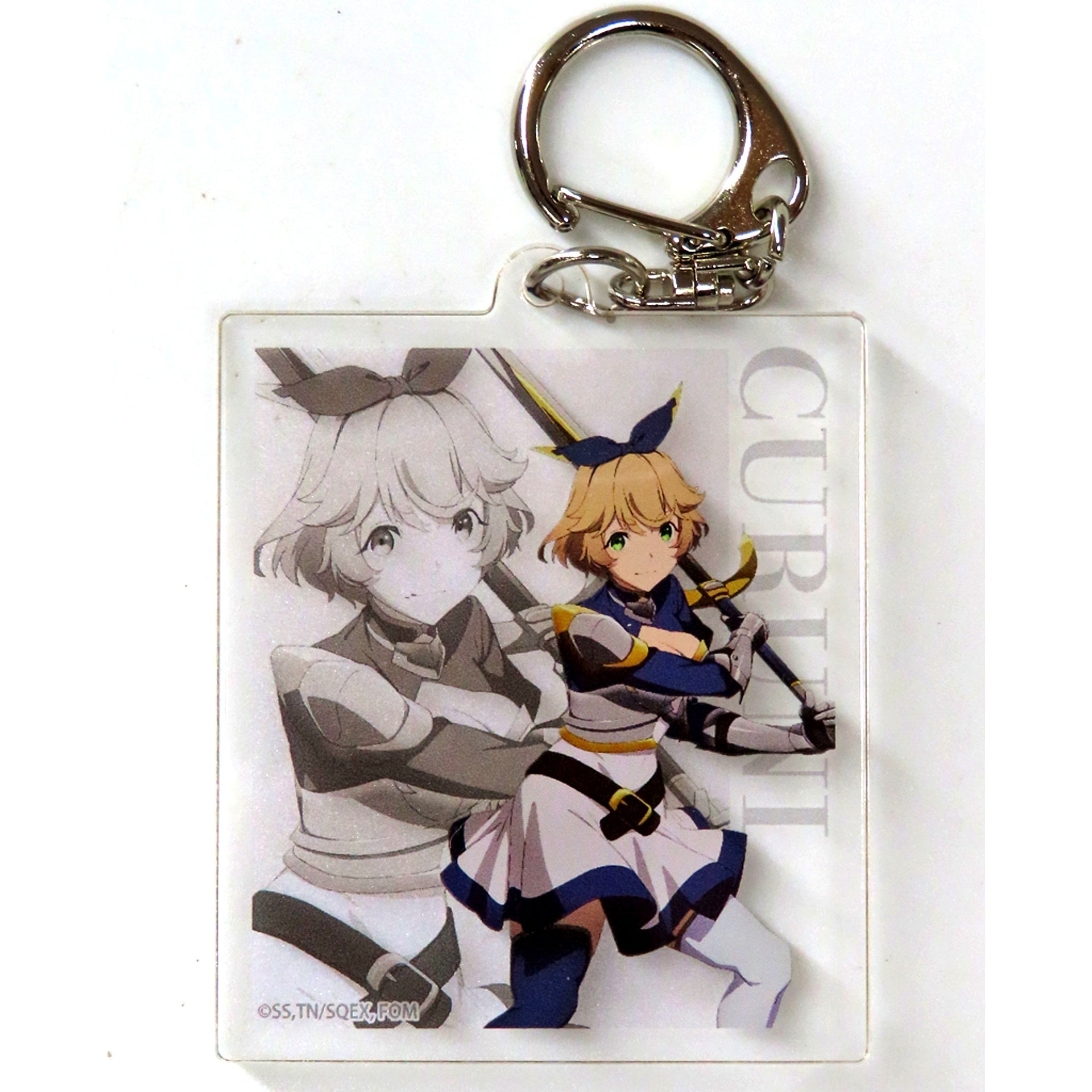 Kuruni Crucel Acrylic Keychain Official Illustration Katainaka no Ossan Kensei ni Naru [USED]
