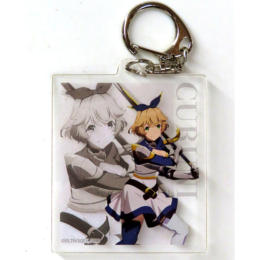 Kuruni Crucel Acrylic Keychain Official Illustration Katainaka no Ossan Kensei ni Naru [USED]