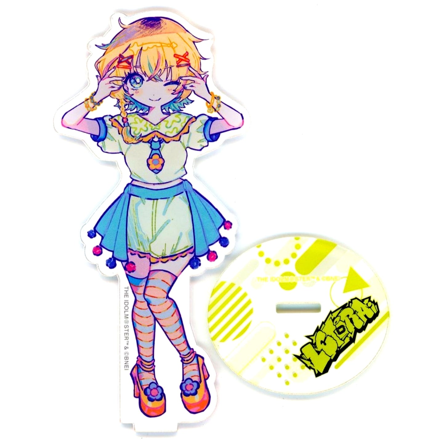 Letora THE IDOLM@STER v Alpha-liv Acrylic Stand MY NEW GEAR [USED]