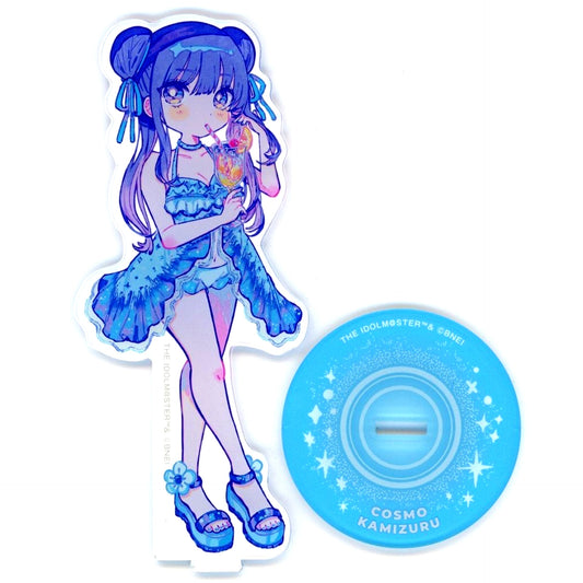 Cosmo Kamizuru Swimsuit THE IDOLM@STER v Alpha-liv Acrylic Stand MY NEW GEAR x [USED]