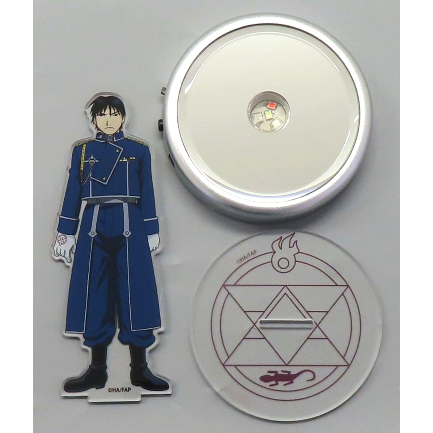 Roy Mustang A-1-3 Prize TV Anime Fullmetal Alchemist Kujibikido Online Kuji Transmutation Circle Glowing Choosable Acrylic Stand Figure [USED]
