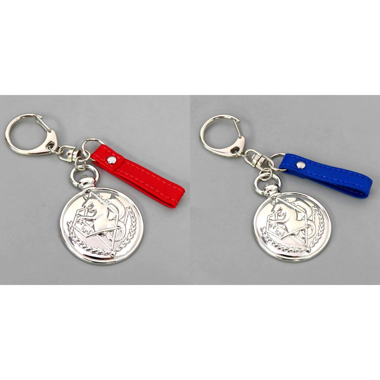 Set of 2 B Prize State Alchemist Silver Watch Charm Fullmetal Alchemist Kujibikido Online Kuji [USED]