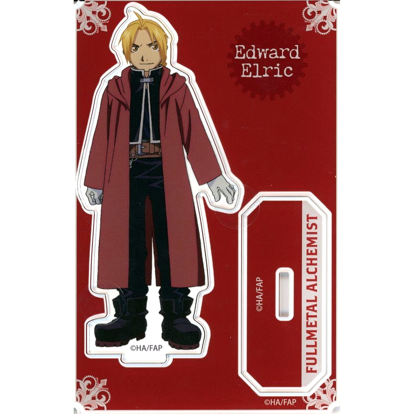Edward Elric C-1 Prize Acrylic Stand Plate Kujibikido TV Anime Fullmetal Alchemist Online Kuji [USED]