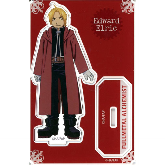 Edward Elric C-1 Prize Acrylic Stand Plate Kujibikido TV Anime Fullmetal Alchemist Online Kuji [USED]