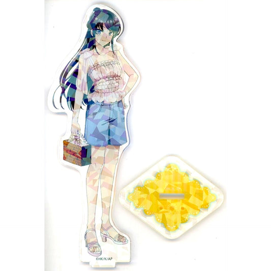 Mai Sakurajima B-2 Prize Seishun Buta Yarou wa Santa Claus no Yume wo Minai Summer Outing Glitter Acrylic Stand Figure Kujibikido Online Kuji [USED]