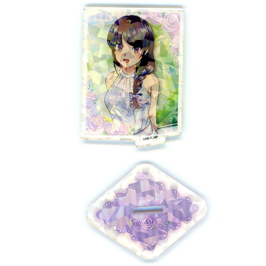 Mai Sakurajima B-4 Prize Seishun Buta Yarou wa Santa Claus no Yume wo Minai Going to a Summer Resort Up Glitter Acrylic Stand Figure Kujibikido Online Kuji [USED]