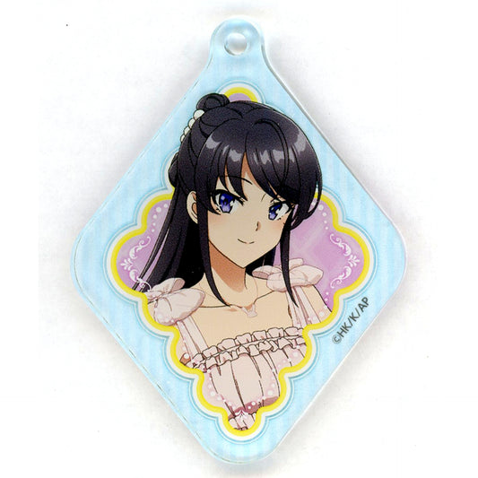 Mai Sakurajima Summer Outing Acrylic Keychain Kujibikido Rascal Does Not Dream of Santa Claus Online Kuji Prize C-2 [USED]