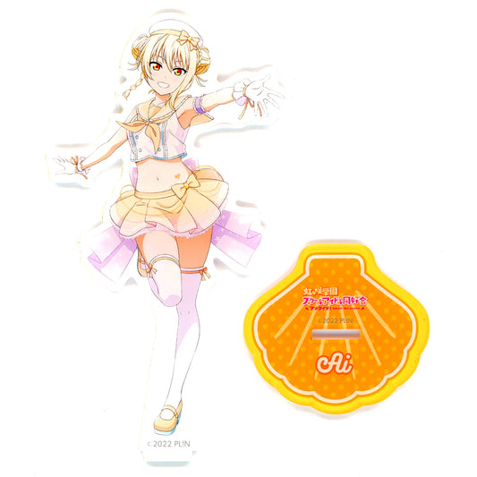 Ai Miyashita B-6 Prize Acrylic Figure Kujibikido Love Live! Nijigasaki High School Idol Club Online Kuji Ver. LoveLive! Days Yume Kawa Fashion [USED]