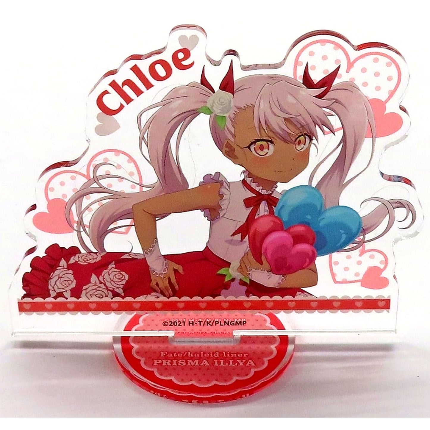 Chloe von Einzbern Fate/kaleid liner Prisma Illya Licht The Nameless Girl Mini Acrylic Stand Figure Birthday 2022 Ver. KujiBikiDo Happy Birthday 2025 Kuji Prize C-3 [USED]