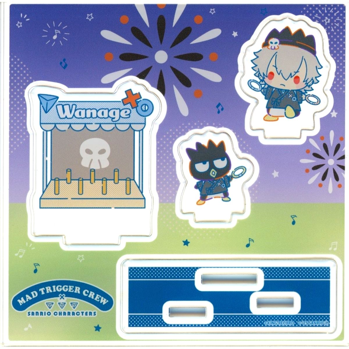 Samatoki Aohitsugi Badtz-Maru Hypnosis Mic Sanrio Nakayoku Edit Acrylic Stand Plate Summer Festival [USED]