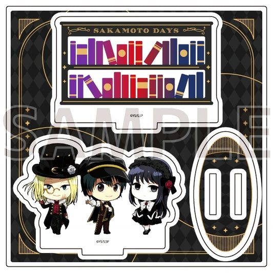 03. Nagumo Shishiba Osaragi SAKAMOTO DAYS Mini Character Illustration Acrylic Stand Plate Gothic Style Ver. [USED]
