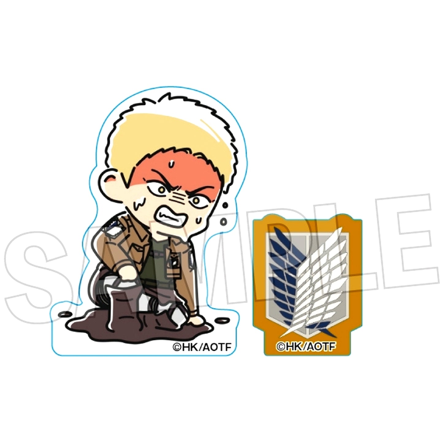 Reiner Braun Attack on Titan ATSUI Tsumi Tsumi Block Mini [USED]