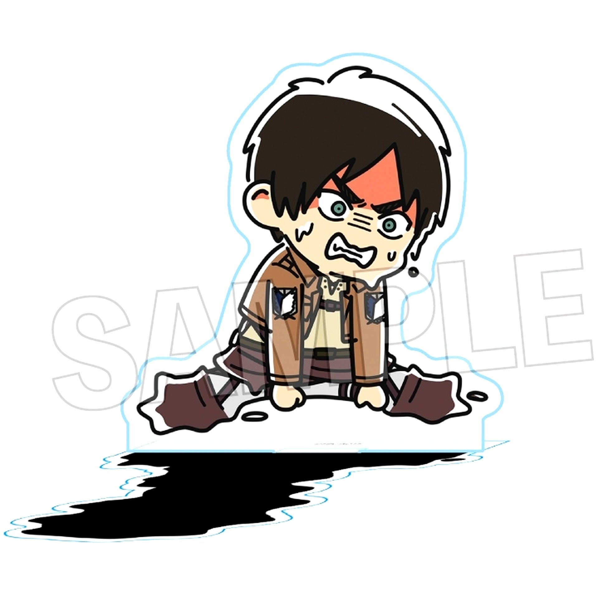 Eren Yeager Attack on Titan ATSUI Shadow Acrylic Stand [USED]