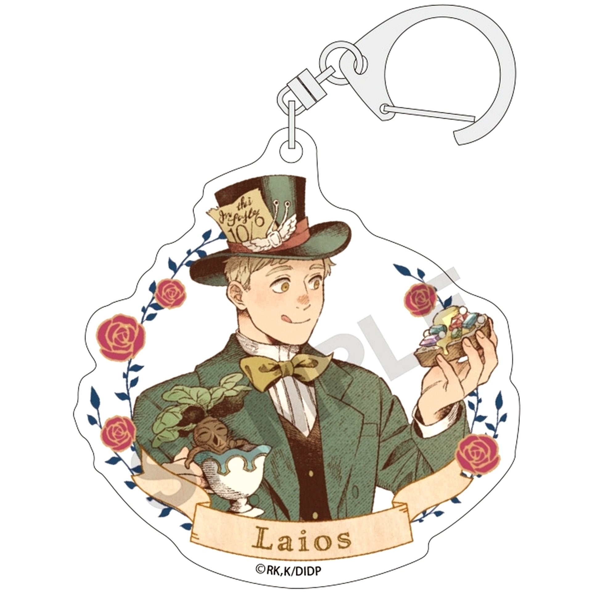 Laios Delicious in Dungeon Trading Acrylic Keychain Fairytale Face [USED]