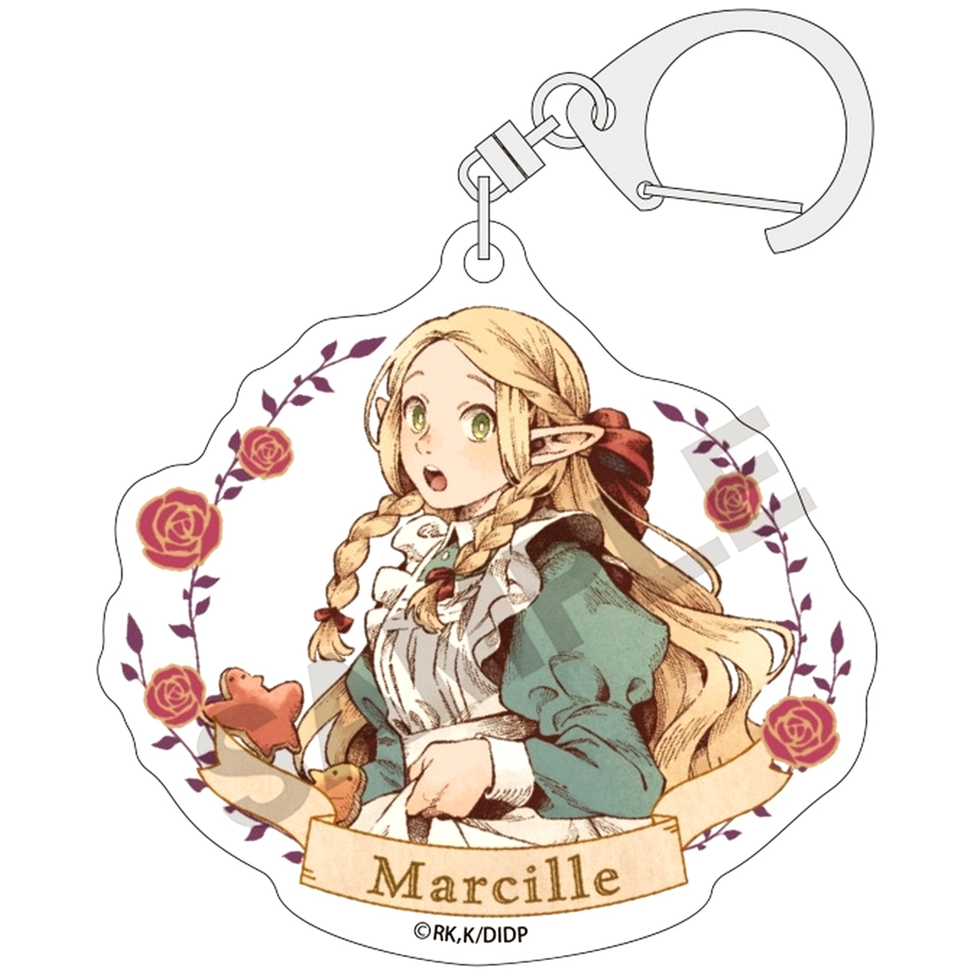 Marcille Delicious in Dungeon Trading Acrylic Keychain Fairytale Face [USED]