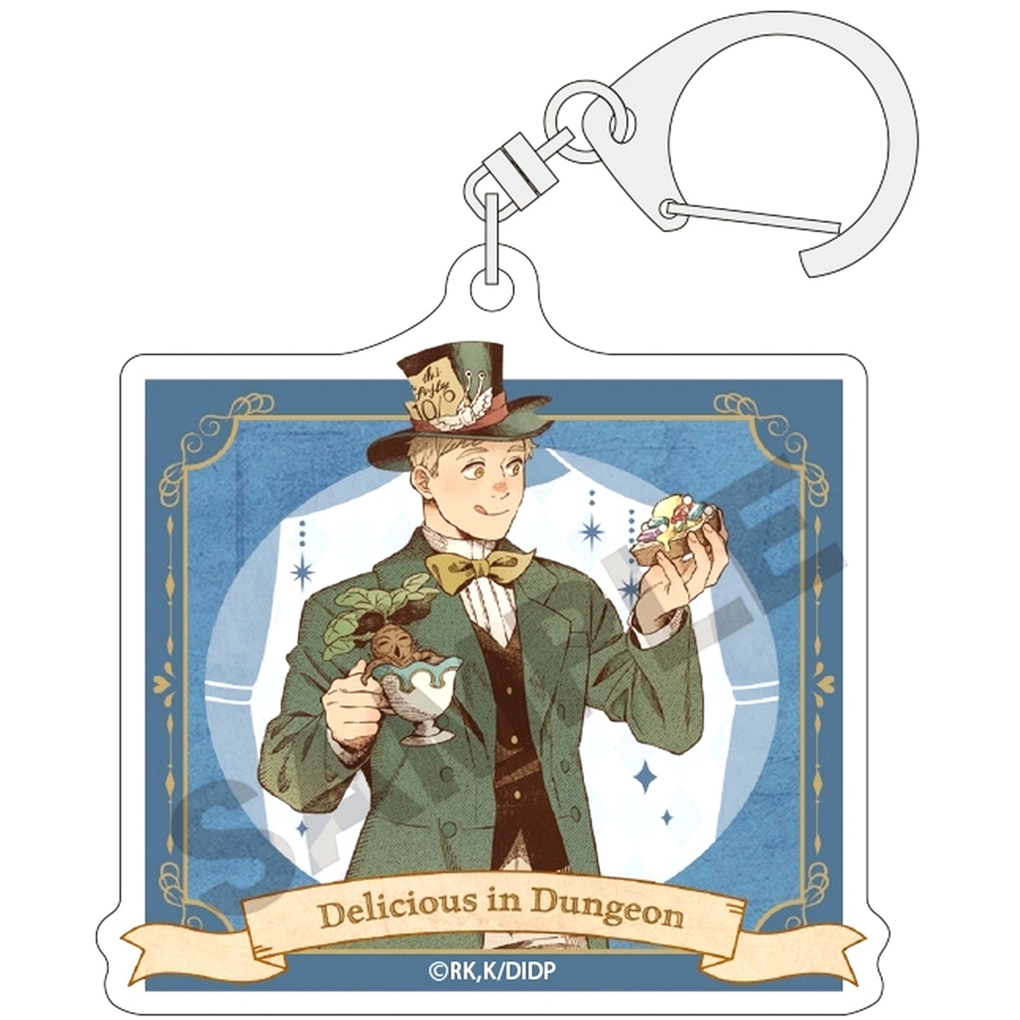 Laios Delicious in Dungeon Trading Acrylic Keychain Fairytale Half Body [USED]
