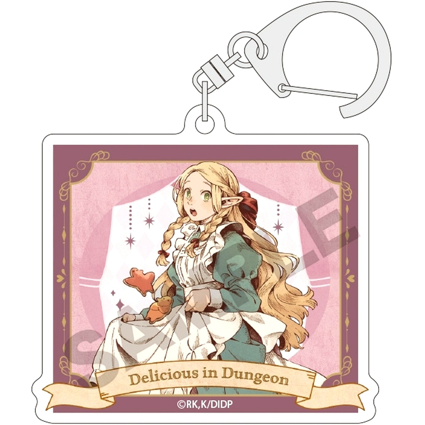 Marcille Delicious in Dungeon Trading Acrylic Keychain Fairytale Half Body [USED]
