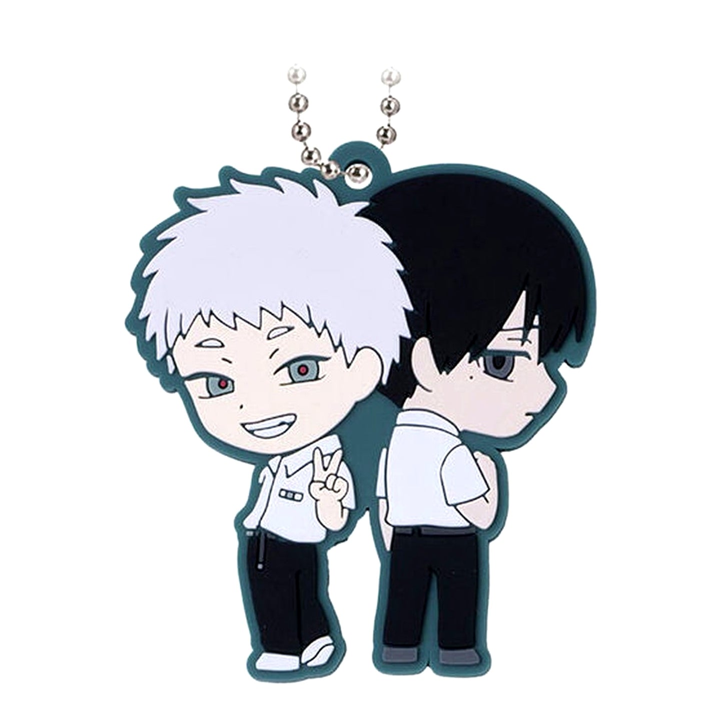 Hikaru & Yoshiki Back to Back The Summer Hikaru Died Capsule Rubber Mascot [USED]