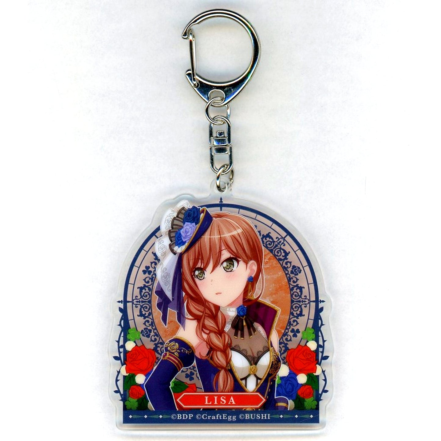 Lisa Imai BanG Dream! Girls Band Party! Acrylic Keychain Roselia Solo Live Episode of Roselia [USED]