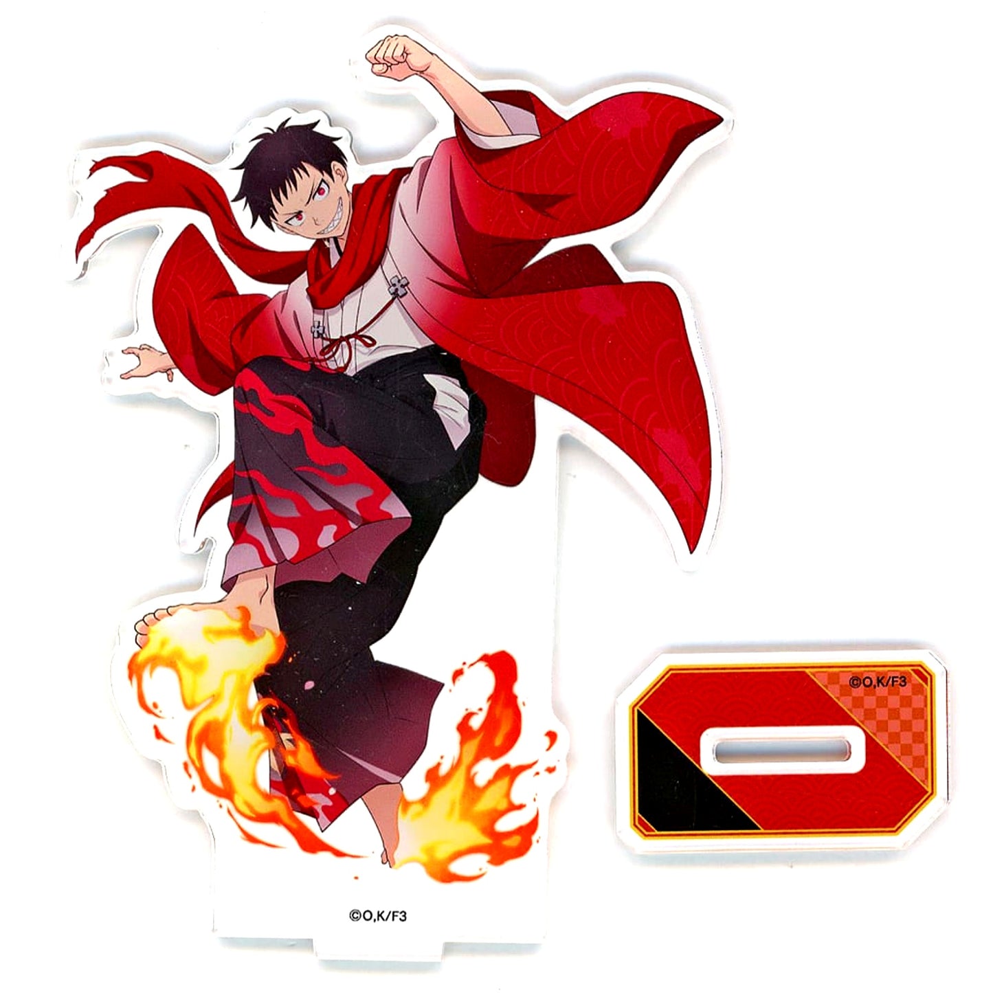 Shinra Kusakabe Fire Force Season 3 Marukuji TV Anime Kimono Ver. Acrylic Stand Prize Daikichi-1 [USED]