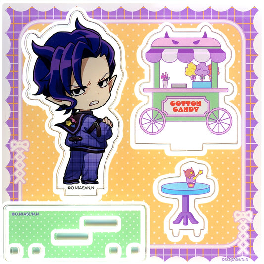 Naberius Kalego Daikichi-5 Welcome to Demon School! Iruma-kun Check Sailor Style Acrylic Diorama Marukuji [USED]