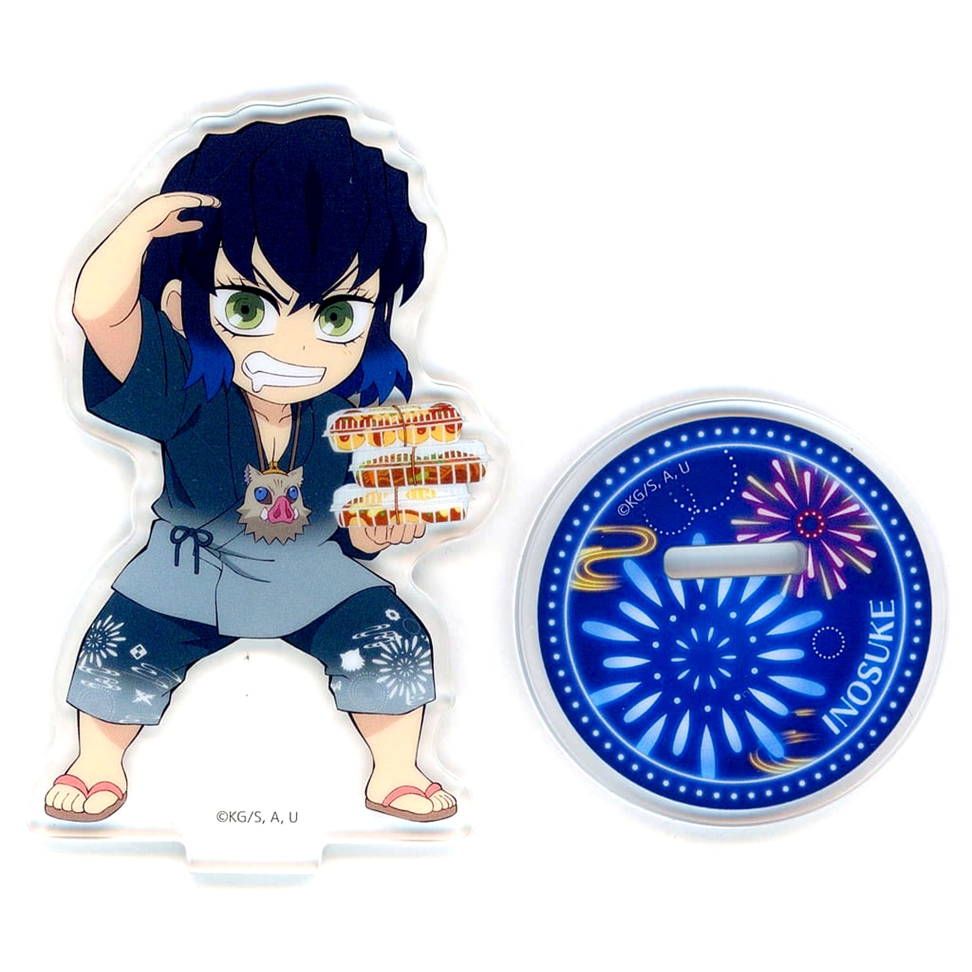 Inosuke Hashibira Demon Slayer: Kimetsu no Yaiba Fireworks Festival 2025 in ufotable Cafe Machi Asobi CAFE ufotable DINING Early Term Random Acrylic Stand [USED]
