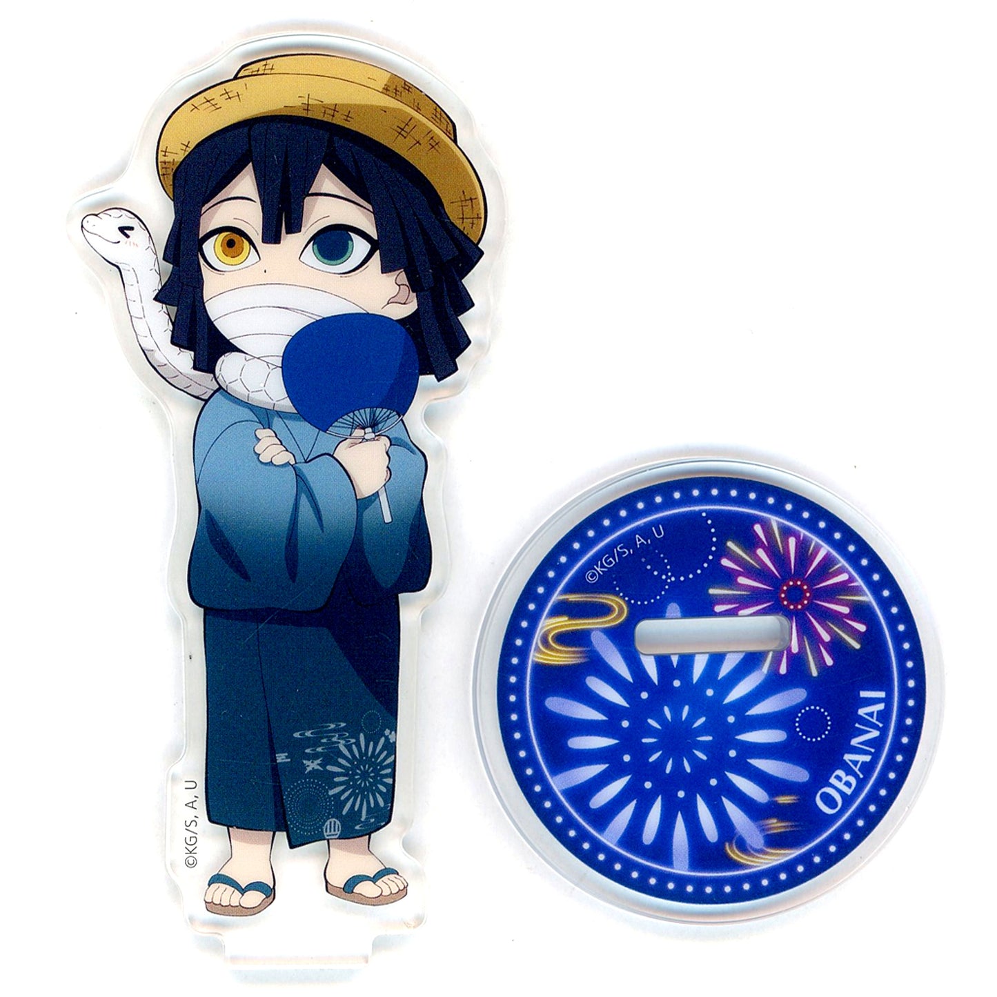 Obanai Iguro Demon Slayer: Kimetsu no Yaiba Fireworks Festival 2025 in ufotable Cafe x Machi Asobi CAFE x ufotable DINING 1st Half Random Acrylic Stand [USED]