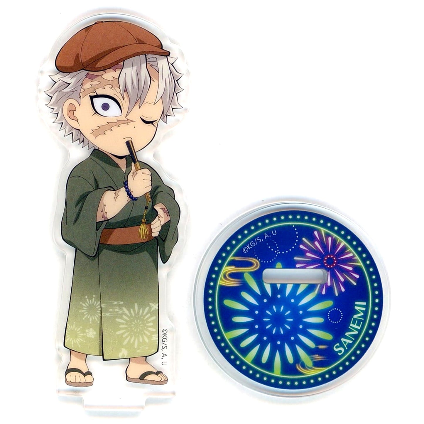 Sanemi Shinazugawa Demon Slayer: Kimetsu no Yaiba Fireworks Festival 2025 in ufotable Cafe x Machi Asobi CAFE x ufotable DINING First Half Random Acrylic Stand [USED]