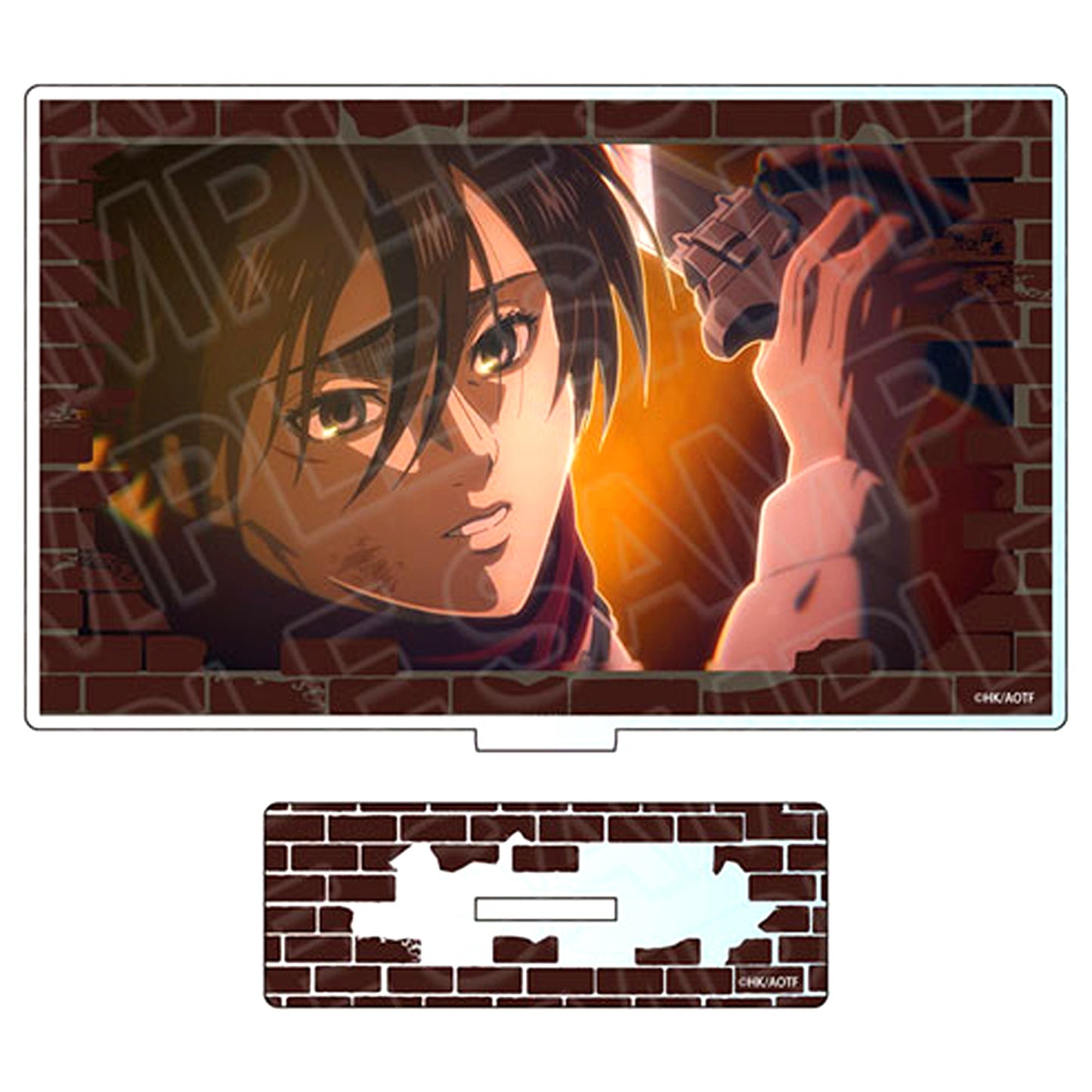 Mikasa Ackerman Attack on Titan POP UP SHOP in Shinjuku Marui Annex Acrylic Figure [USED]