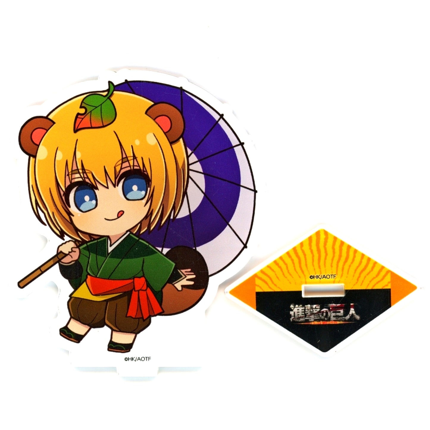 Armin Arlert Ayakashi Cafe Mini Character Acrylic Stand Attack on Titan x Princess Cafe [USED]