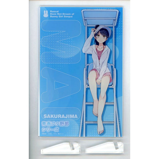 Keiji Mizoguchi Illustration Acrylic Plate Bundle Bonus for Light Novel Rascal Does Not Dream of a Beach Queen+ Specialty Store Limited Set [USED]